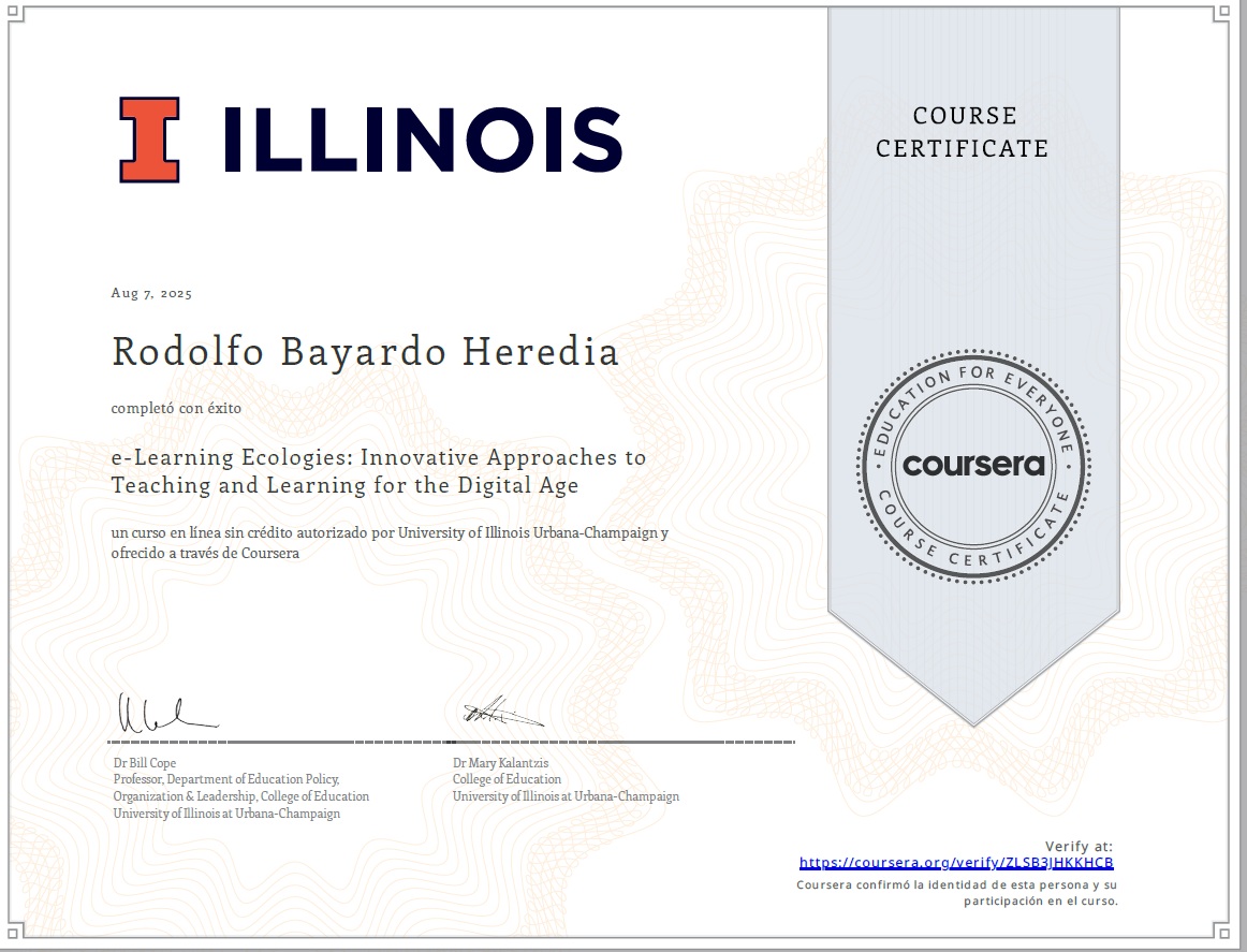 Certificado UNIR Competencias Docentes